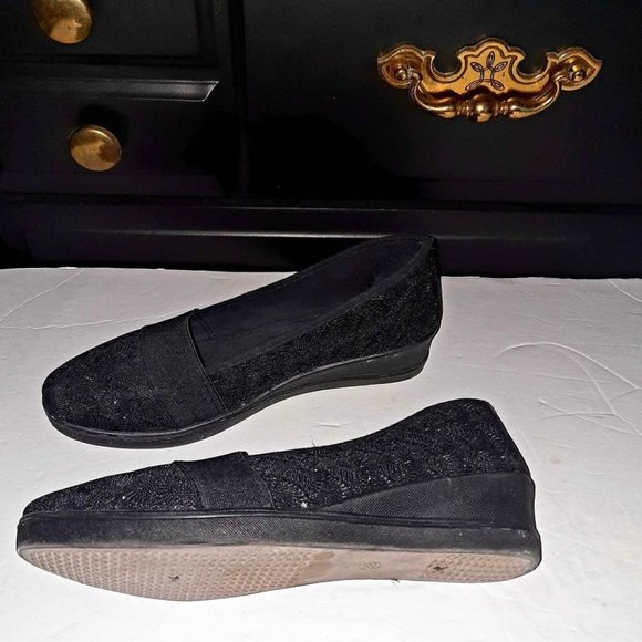 Black flex shoes size 7.5 - Picture 6 of 8